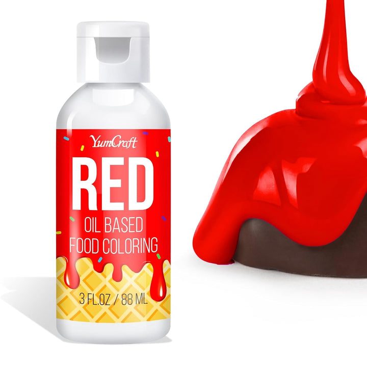 Fettlösliche Lebensmittelfarbe - Ölbasis Lebensmittelfarben Für Schokolade, Buttercreme, Süßigkeiten, Zuckerguss - Konzentrierte Oil Based Food Coloring Zum Backen, Kochen, Fondant (Weiß, 88Ml)