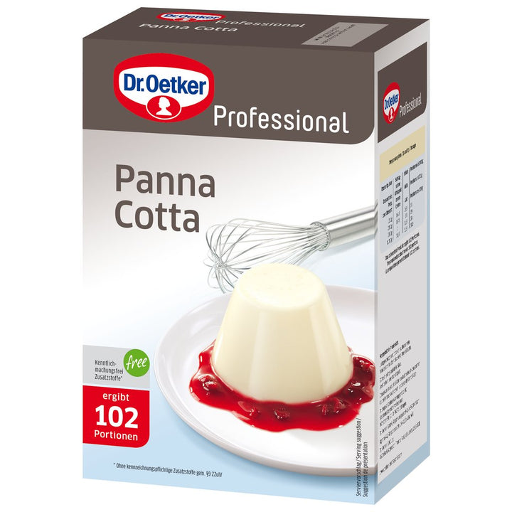 Dr. Oetker Professional Panna Cotta, Dessertpulver in 1,1 Kg Packung