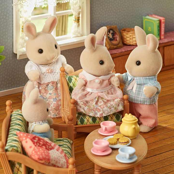 Sylvanian Families L5706 Familia Milk Bunny - Figuri pentru casa de păpuși