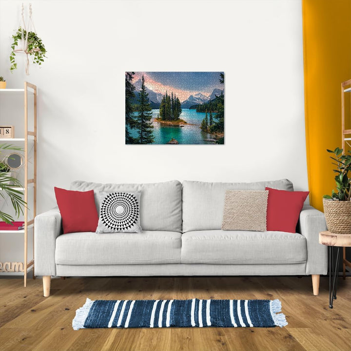 Ravensburger Puzzle 12000754 - Canada, Maligne Lake - puzzle jigsaw de 1000 de piese pentru adulți și copii de peste 14 ani
