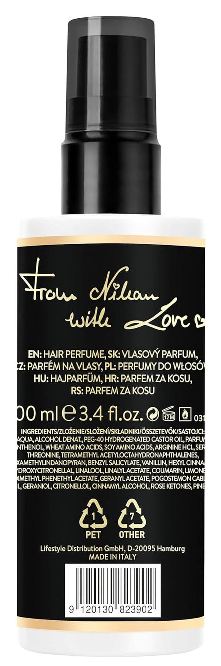 Parfum de păr NEGRU 100 ml