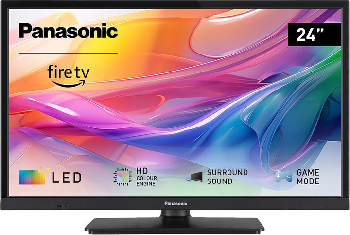 Panasonic TV-24S50AEZ, S50A Serie 24 Zoll HD LED Smart TV, 2024, Fire TV, HD Color Engine, HDR, Alexa-Sprachsteuerung, Gaming-Modus, Media Player, Für EIN Außergewöhnliches Visuelles Erlebnis