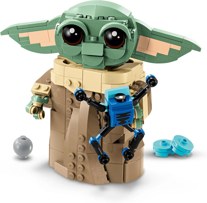 LEGO Star Wars 75403 Grogu în leagănul său repulsor din Mandalorian - Minifigurină de colecție - Model de construit, jucat și expus - Decorațiuni pentru casă - Cadou pentru băieți și fete cu vârsta de peste 10 ani