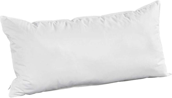 Badenia Trendline Pernă Comfort cu husă din bumbac, 40 X 80 cm, alb, certificată Oeko-Tex, produsă în conformitate cu standardul de calitate german