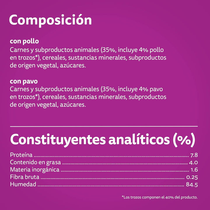 Whiskas Hrană umedă pentru pisici, adulți, Bird's Choice, Jelly, Multipack (4 X 12 pungi X 85 G)