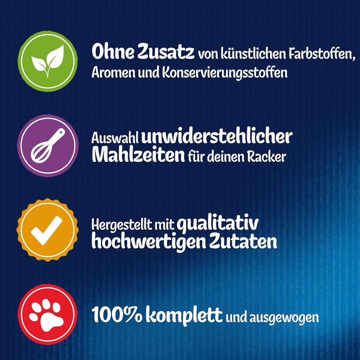 FELIX Sensations Hrană umedă pentru pisici Crunchy în jeleu, amestec de varietăți, pachet de 6 (6 X 10 pungi a 85G)