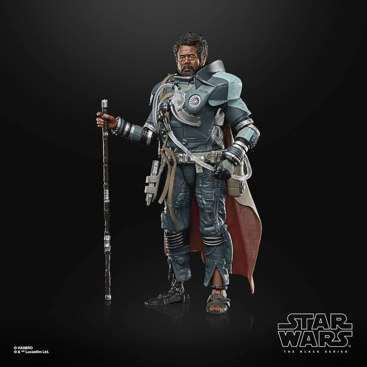 Star Wars Seria Neagră Saw Gerrera 15 Cm Figura de acțiune mare pentru Rogue One: o poveste de colecționat, pentru copii de 4 ani și peste