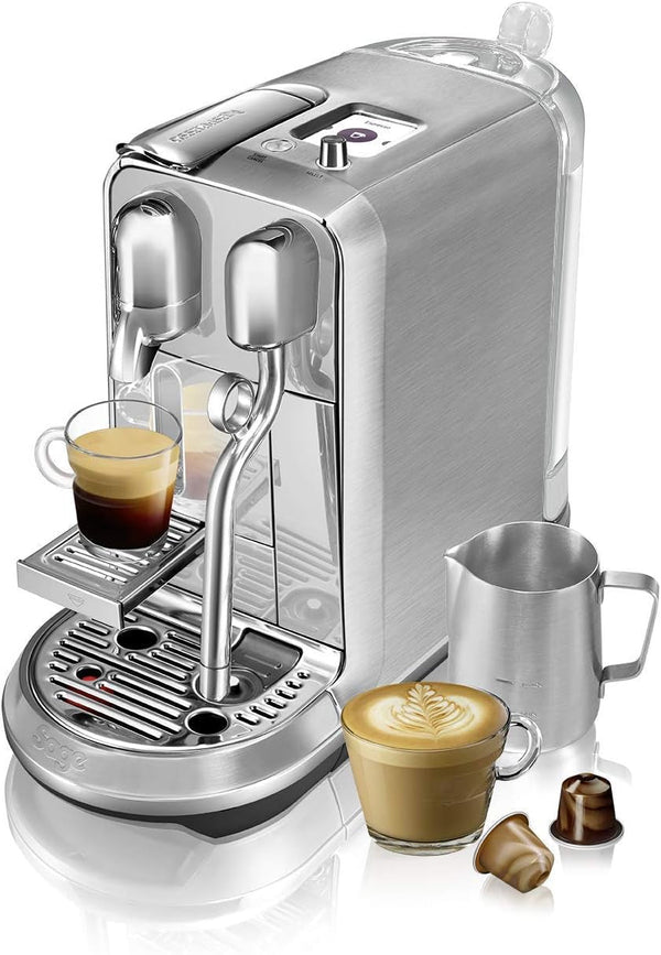 Sage Nespresso SNE800BSS Creatista plus aparat de capsule de cafea, oțel inoxidabil periat