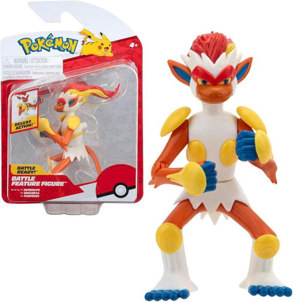 Pokémon Pokemon Figura Infernape Panferno - 11 Cm Figuri - Noul Val 2024 - Official Pokemon Toy