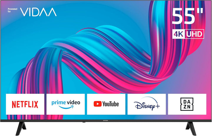 DYON Movie Smart 24 VX 60 Cm (24 Zoll) Fernseher (HD Smart TV, HD Triple Tuner (DVB-C/-S2/-T2), App Store, Prime Video, Netflix, Youtube, DAZN, Disney+) [Mod. 2023]…