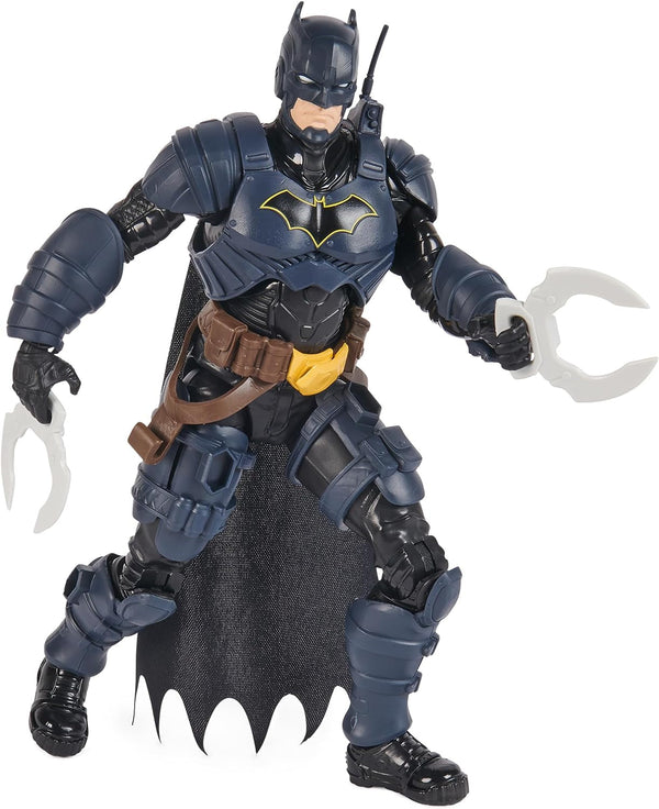 DC Batman Adventures Action Figure, 30 Cm - Cu 16 elemente de echipament și complet mobil pentru aventuri captivante și cascadorii pline de acțiune, jucărie pentru copii de la 3 ani în sus