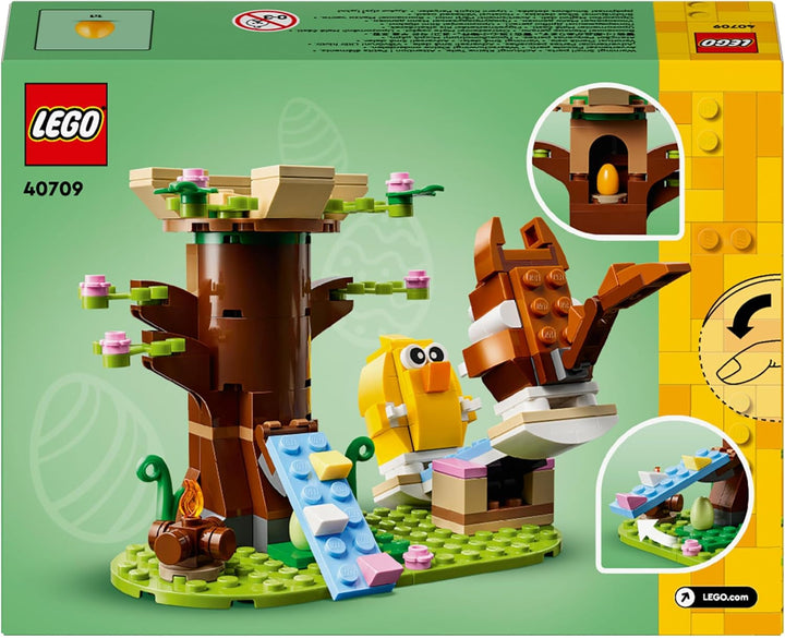 LEGO Spring Animal Playground, set de construcție cu pasăre și veveriță, set de joacă cu casă în copac pentru copii, idee de cadou pentru băieți și fete de la 8 ani, set de animale, jucărie cu figuri de animale 40709