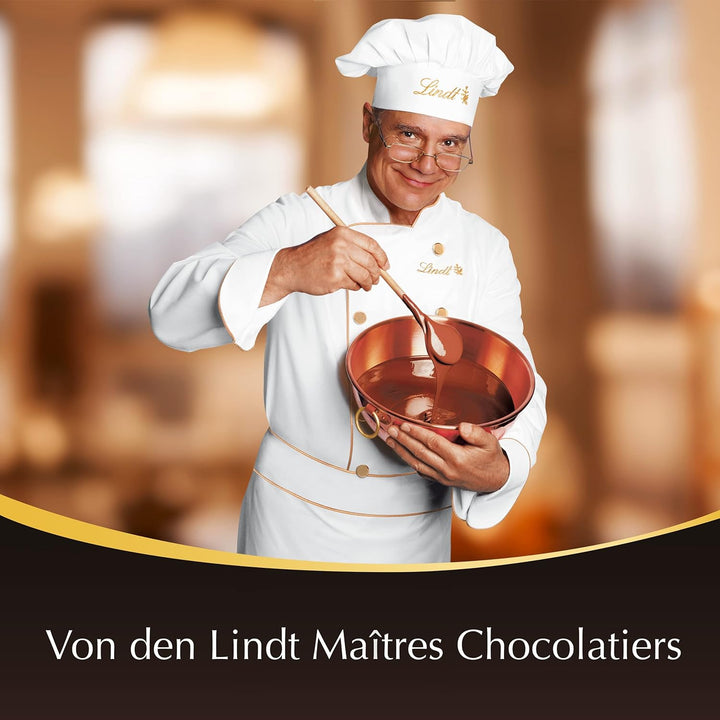 Lindt Schokolade LINDOR Kugeln 70 % Kakao Edelbitter-Schokolade | 322 G in Kissenpackung | Ca. 25 LINDOR Kugeln | Pralinen-Geschenk Oder Schokoladengeschenk