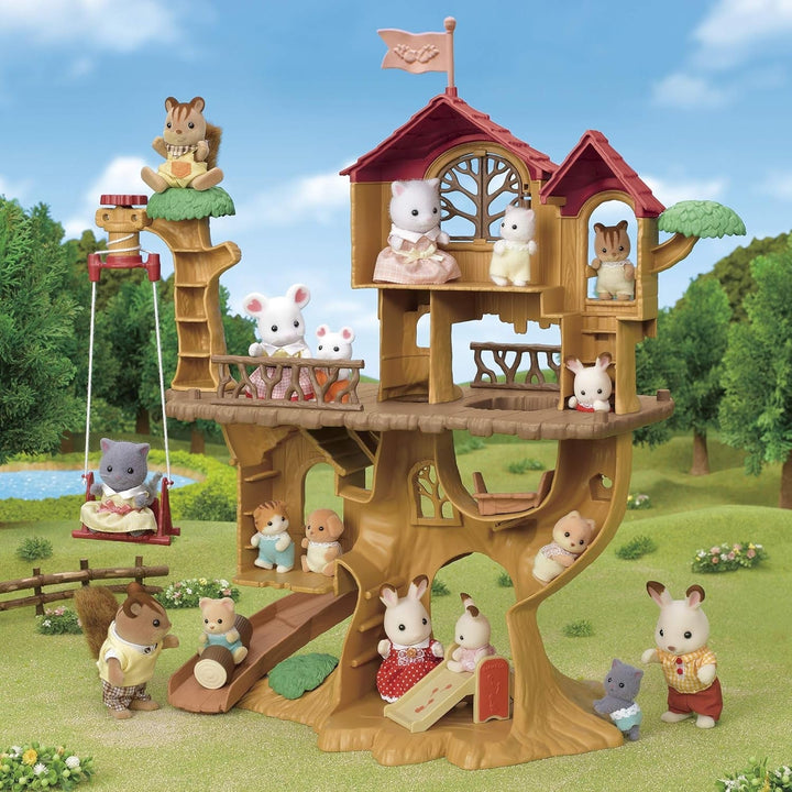 Sylvanian Families 5494 Adventure Tree House - Set de joacă pentru casa de păpuși