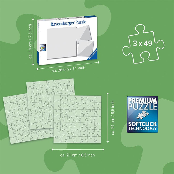 Ravensburger Children's Puzzle 05708 - PAW Patrol Power - 3X49 piese PAW Patrol the Mighty Movie Puzzle Pentru copii cu vârsta de peste 5 ani