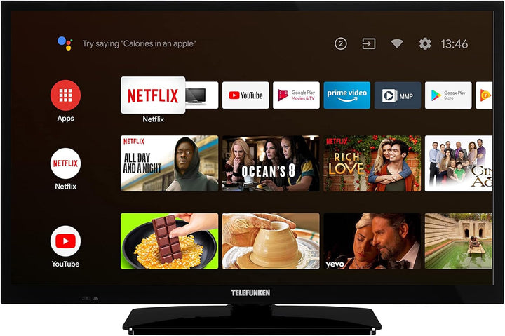 Telefunken Fernseher 50 Zoll Android Smart TV (4K UHD, HDR Dolby Vision, Triple-Tuner, Bluetooth, Dolby Atmos) D50U750X2CWI