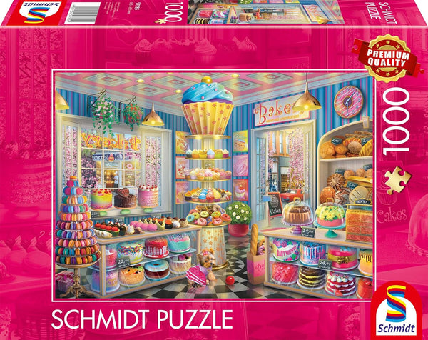 Schmidt Spiele 59785 Brutărie colorată, puzzle jigsaw 1000 piese