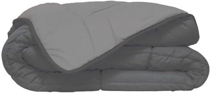 Poyet Motte Calgary Duvet Cover Poliester Steel/Silver, Poliester, Acier/Argent, 220X160X1 Cm