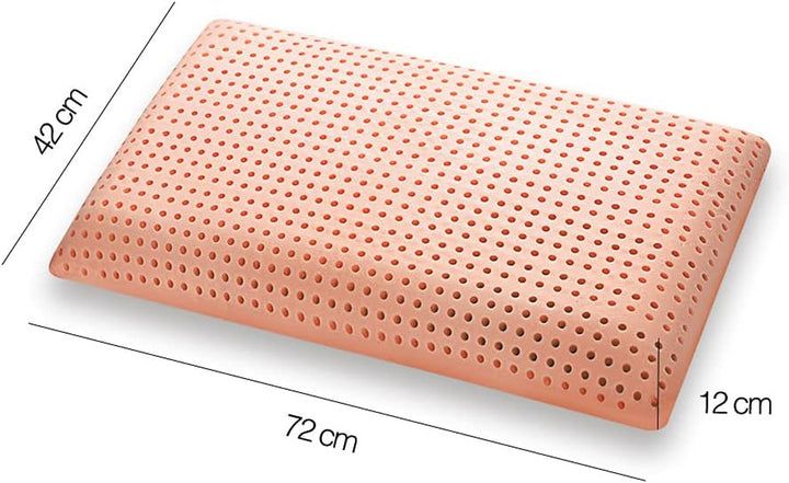 Pereche de perne cu memorie pentru susținerea gâtului Bio Clean Lavabil Igienic Răcire Soia organică Pernă ortopedică Husă de bumbac Pernă Made in Italy