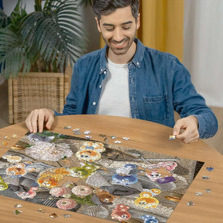 Ravensburger Puzzle 12000788 - Gelini pune masa - Puzzle de 1000 de piese pentru adulți și copii de la 14 ani,