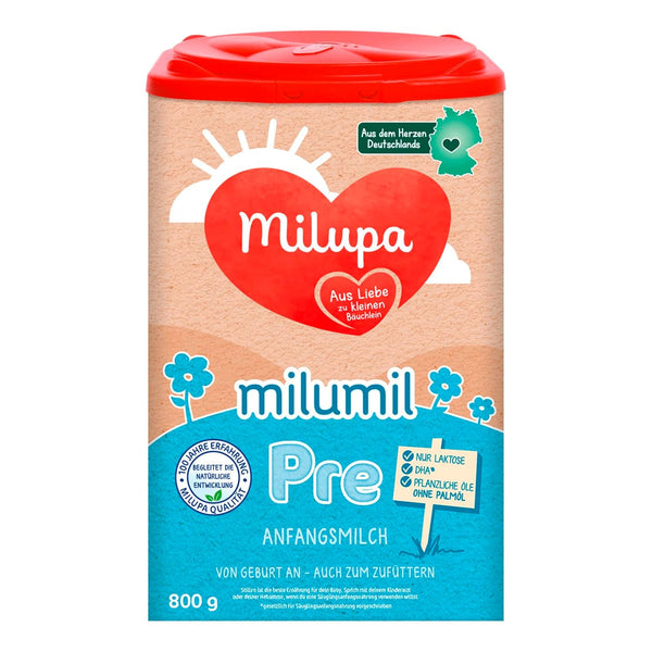 Milupa Milumil Pre, Lapte praf pentru bebeluși - Cu nutrienți importanți și fără ulei de palmier -  800 g