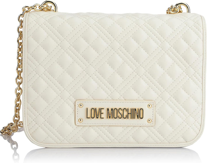 Geantă de umăr pentru femei Love Moschino, albă Genti Femei Naty Shop