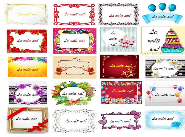 Imagine comestibila, vafa, format A4, Mesaje Aniversare Imagini comestibile Nati Shop