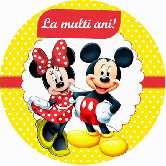 Imagine comestibila, vafa, format A4, Mickey Mouse Club - Nati Shop