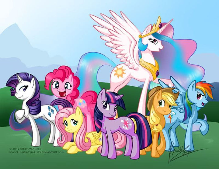 Imagine comestibila, vafa, format A4, My Little Pony Imagini comestibile Nati Shop