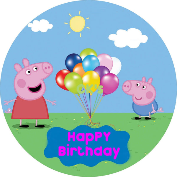 Imagine comestibila, vafa, format A4, Peppa the Pig Imagini comestibile Nati Shop