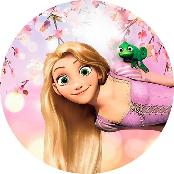 Imagine comestibila, vafa, format A4, Rapunzel - Nati Shop