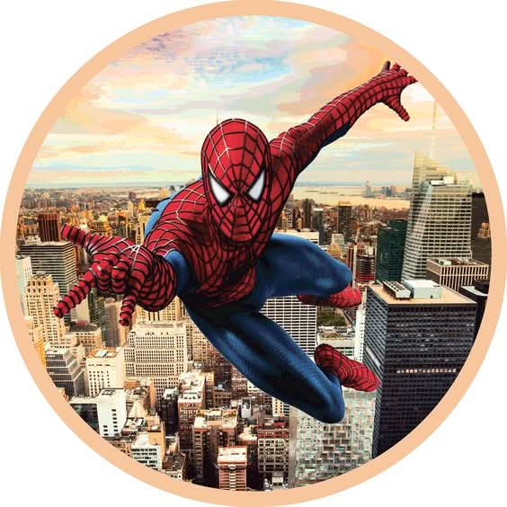 Imagine comestibila, vafa, format A4, Spiderman - Nati Shop