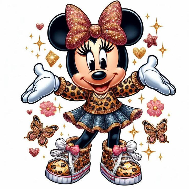 Imagine comestibila, vafa sau icing, format A4, Minnie Mouse - Nati Shop