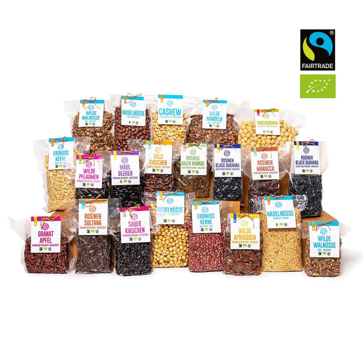 PAKKA - Cireșe de aur uscate la soare Organic Fairtrade 500g, cireșe galbene colectate sălbatice, neulei, neîndulcite, direct de la micii fermieri din Samarkand, Uzbekistan, vegan, 500g (1 pachet) Produse deshidratate Naty Shop