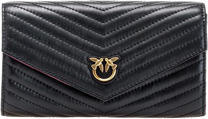 Pinko Ladies Compact Wallet l oveja napp c accesorios de viaje de billetera
