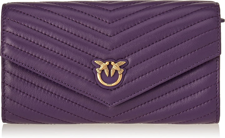 Pinko Ladies Compact Wallet l oveja napp c accesorios de viaje de billetera