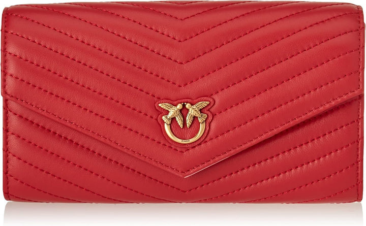 Pinko Ladies Compact Wallet l oveja napp c accesorios de viaje de billetera