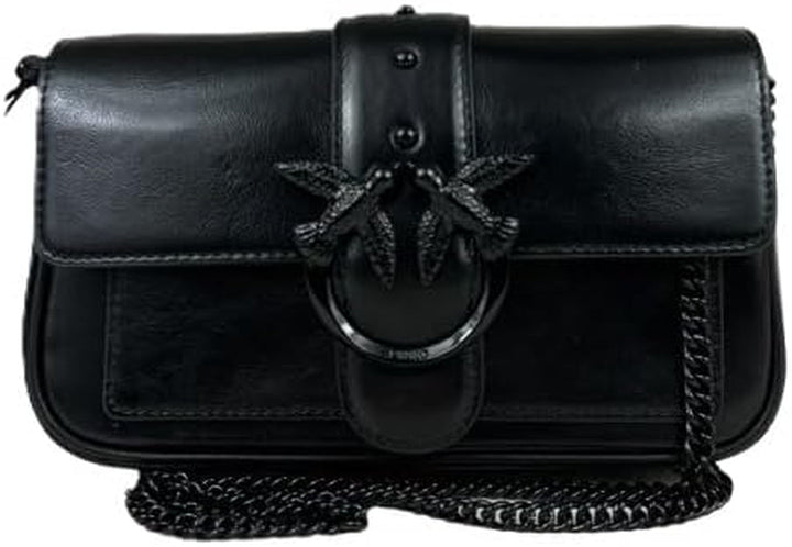 Pinko Ladies Love One Pocket C Naplack Block Bagn