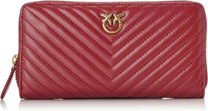 Pinko Women's Ryder Zip alrededor de la billetera de accesorios de viaje de oveja C
