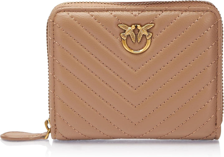 Pinko Women's Taylor Zip alrededor de la billetera de los accesorios de viaje de Chevron Chevron