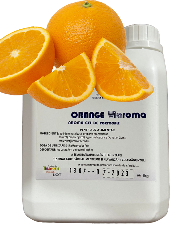 Aroma gel de portocale, 1kg - Nati Shop
