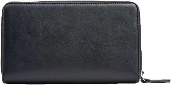 Portofel bi-fold cu logo în relief Melrose pentru femei Armani Exchange Portofel Barbati Naty Shop Negru O mărime se potrivește tuturor