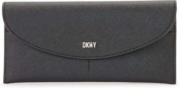 Portofel cu clapetă DKNY Phoenix Portofel Femei Naty Shop Negru/argintiu O mărime se potrivește tuturor