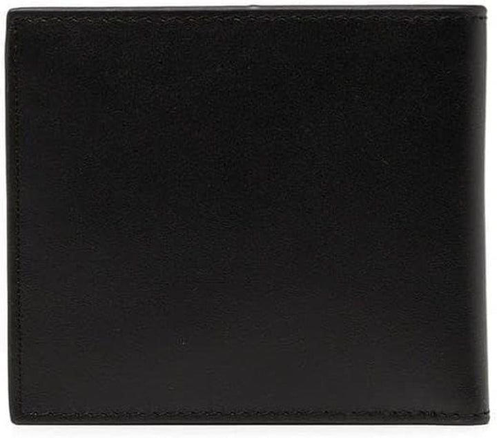 Portofel cu logo Armani Exchange A|X din piele netedă, negru Portofel Barbati Naty Shop