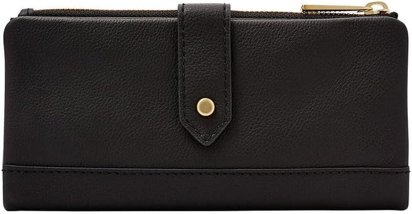 Portofel din piele pentru femei Fossil Laine Portofel Femei Naty Shop Negru