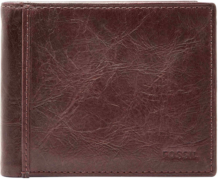 Portofel Fossil Derrick pentru bărbați Portofel Barbati Naty Shop Ingram Brown