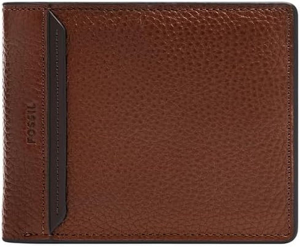 Portofel Fossil Huntington Bi-Fold pentru bărbați Portofel Barbati Naty Shop Maro S