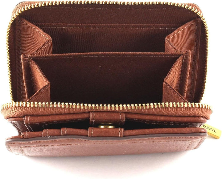 Portofel Fossil pentru femei Logan, multifuncțional din piele maro 11,1 cm L x 2,5 cm l x 8,9 cm H SL7923200 Portofel Femei Naty Shop