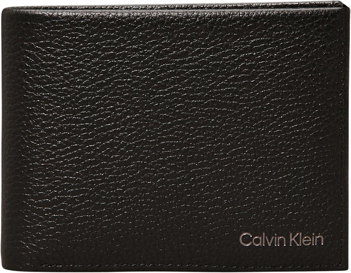 Portofel pentru bărbați Calvin Klein Warmth Bifold Klein Portofel Barbati Naty Shop Negru (Ck Black) Os