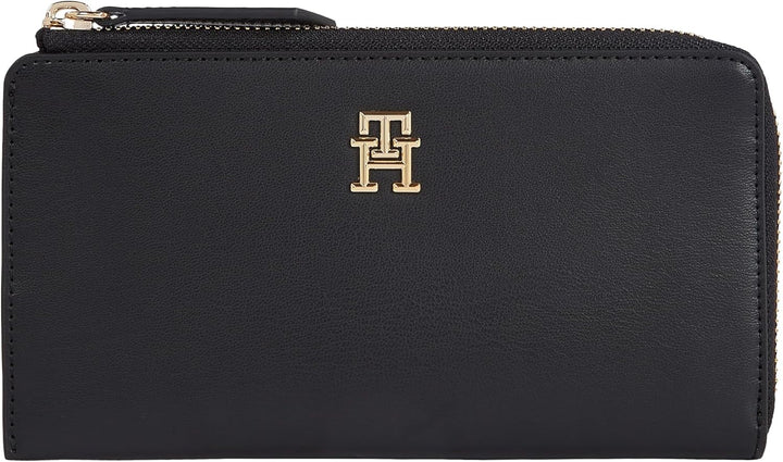 Portofel pentru femei Tommy Hilfiger Slim Large, negru (Black), Onesize Portofel Femei Naty Shop Titlu implicit